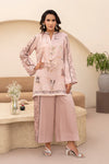 Silk Kurta with Palazzo - Midnight Rose