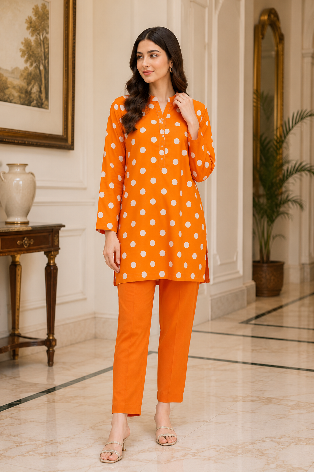 Orange Polka