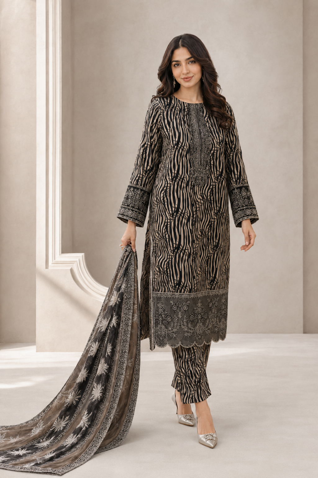 Charcoal Stripe
