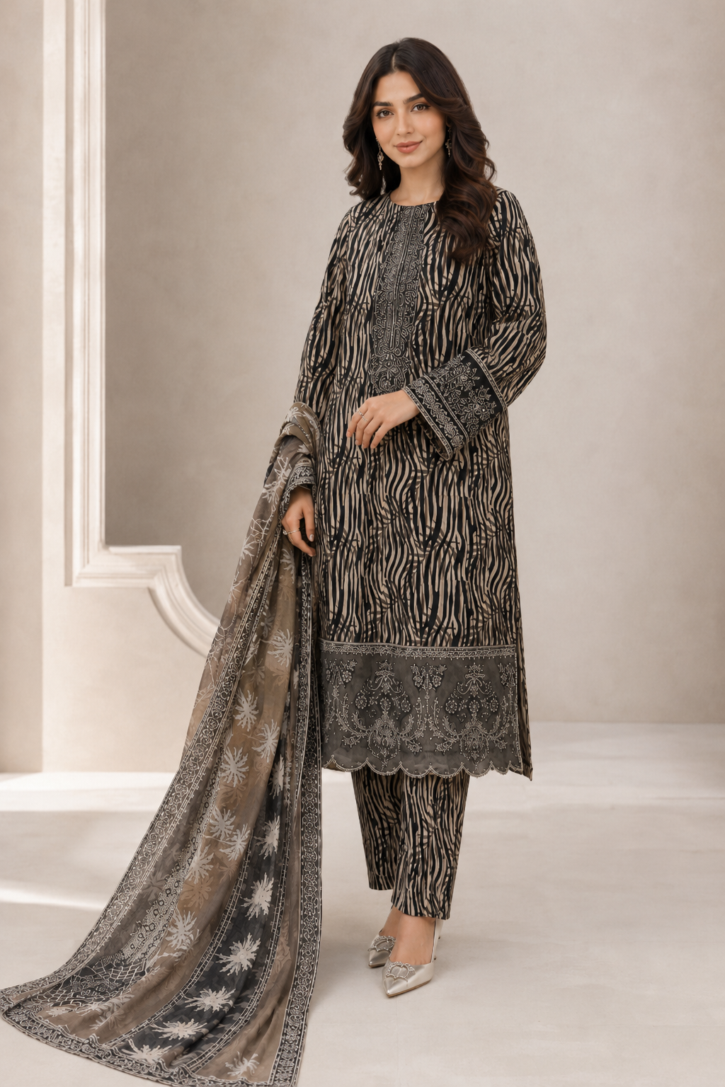 Charcoal Stripe