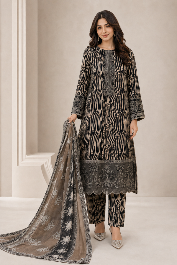 Charcoal Stripe