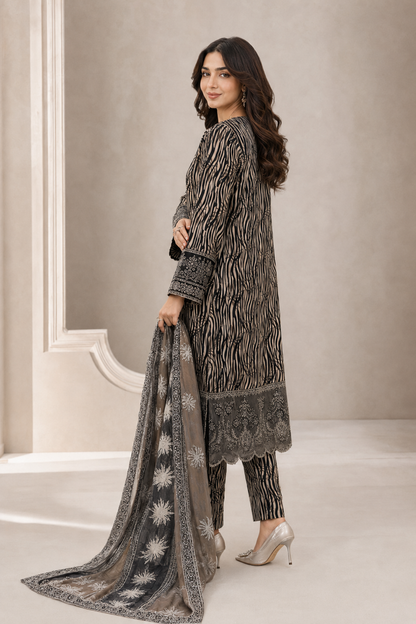 Charcoal Stripe
